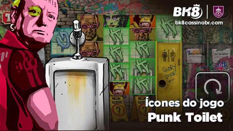 Ícones do jogo Punk Toilet