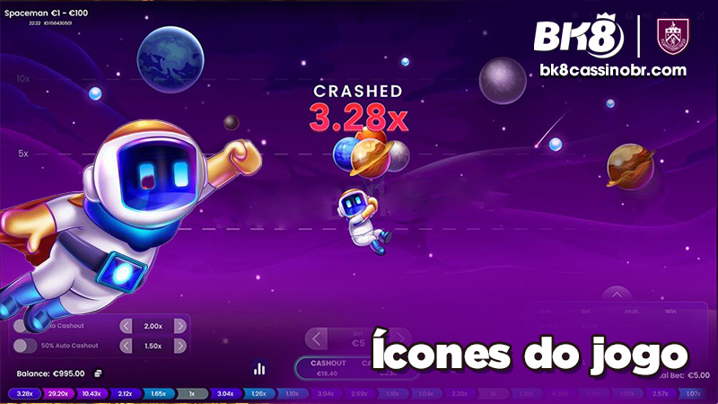 Ícones do jogo Spaceman