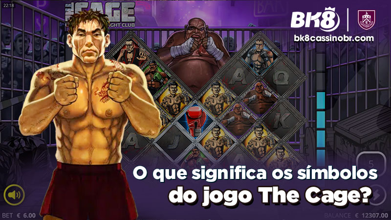 O que significa os símbolos do jogo The Cage?