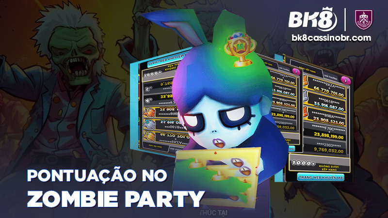 Pontuação no Zombie Party